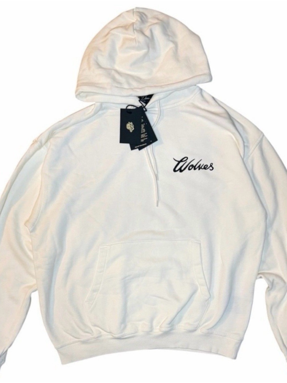 Darc Sport White 'Wolves' Hooded Sweatshirt